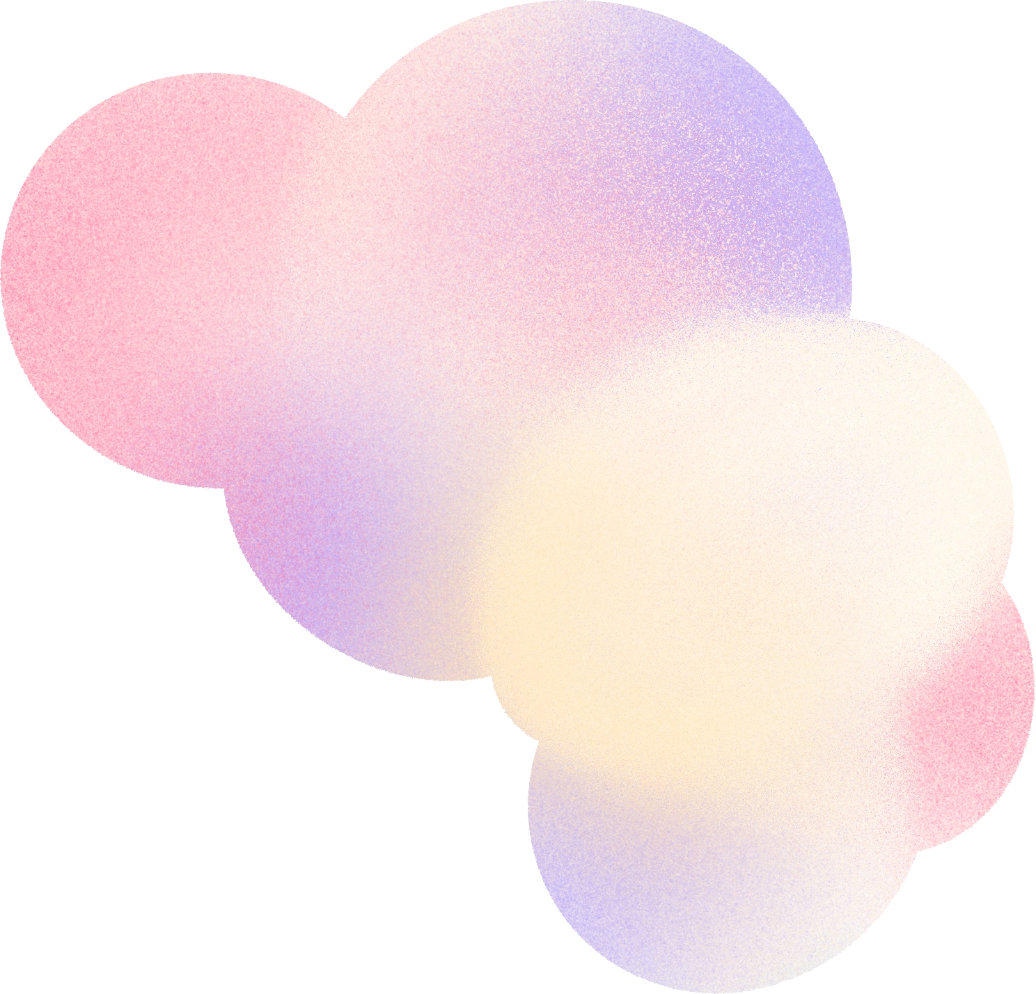 扁平求职噪点人物完整插画-云朵