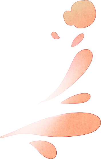 感恩节手拿花束黄绿色材质完整插画-特效