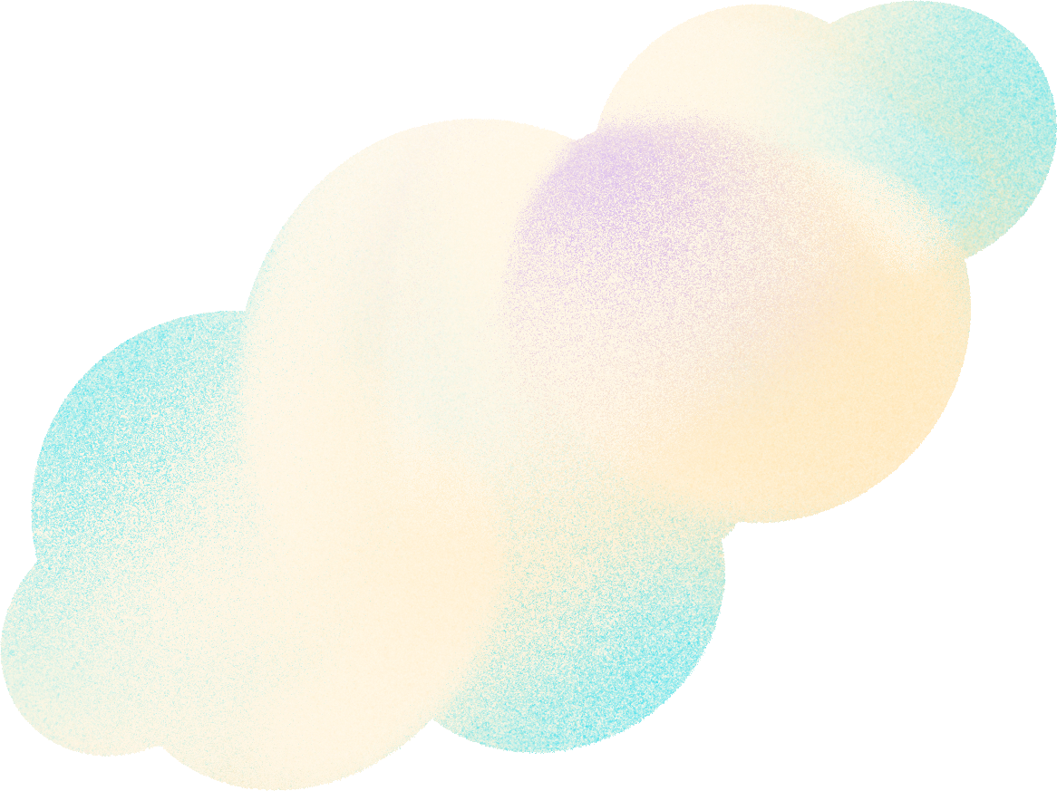 扁平求职噪点人物完整插画-云朵